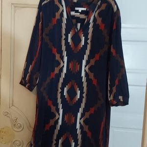 Atezec printed shirt dress